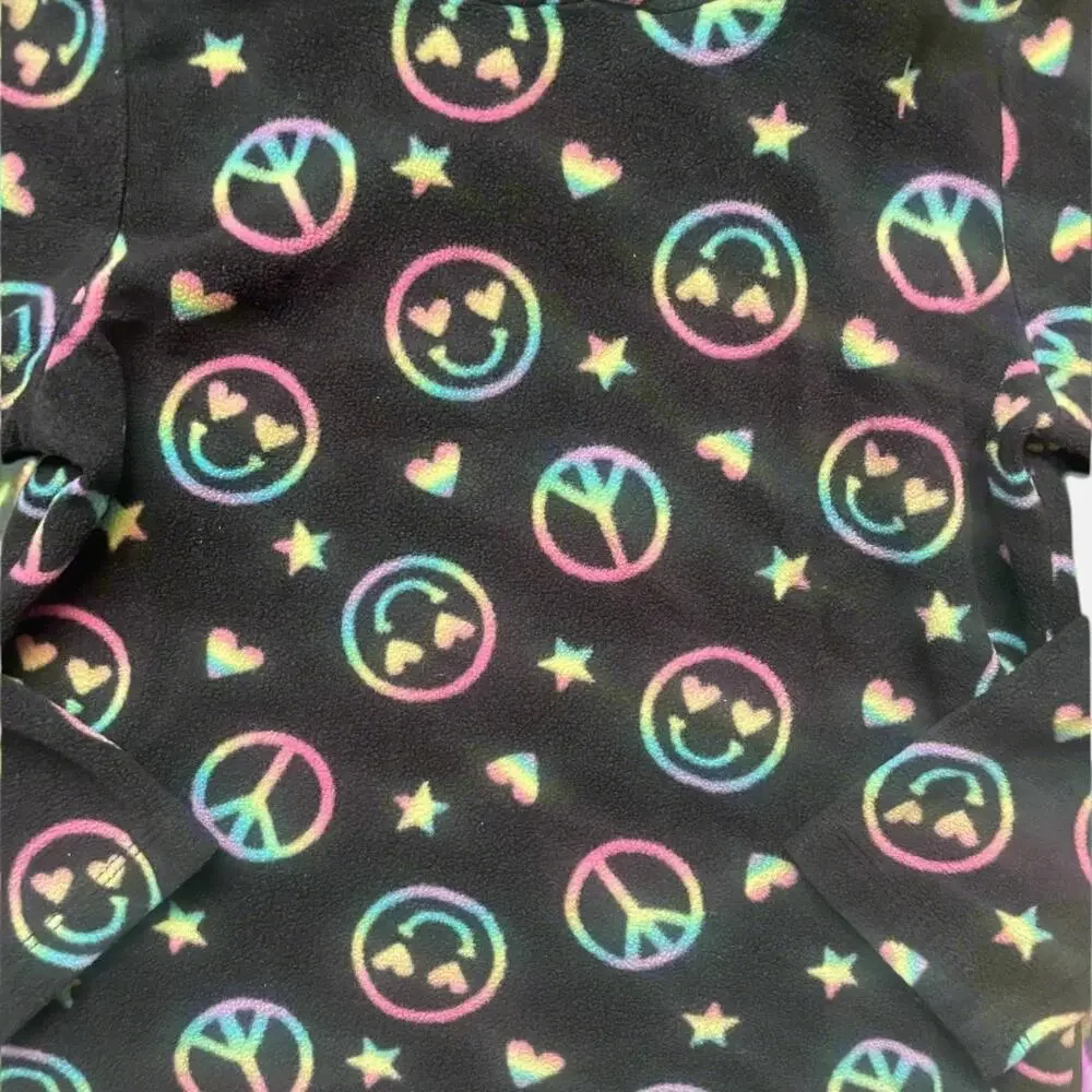 Colorful Girls Happy Face Sweater Size 7/8